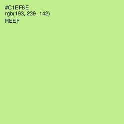 #C1EF8E - Reef Color Image