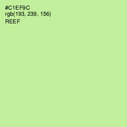 #C1EF9C - Reef Color Image