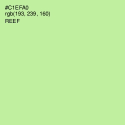 #C1EFA0 - Reef Color Image