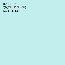 #C1EFED - Jagged Ice Color Image