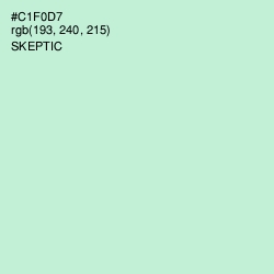 #C1F0D7 - Skeptic Color Image