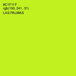 #C1F11F - Las Palmas Color Image