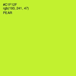 #C1F12F - Pear Color Image