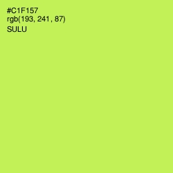 #C1F157 - Sulu Color Image