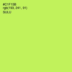 #C1F15B - Sulu Color Image