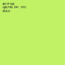 #C1F165 - Sulu Color Image