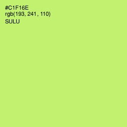#C1F16E - Sulu Color Image