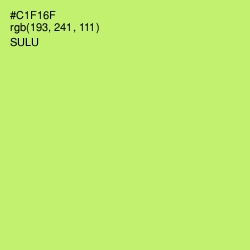 #C1F16F - Sulu Color Image