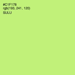 #C1F178 - Sulu Color Image