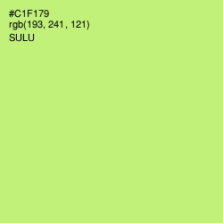 #C1F179 - Sulu Color Image