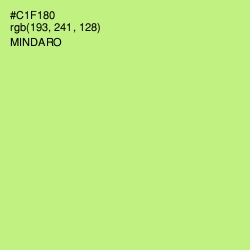 #C1F180 - Mindaro Color Image