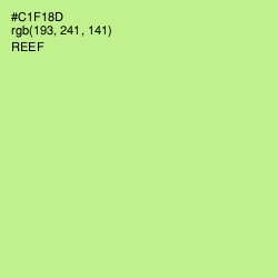 #C1F18D - Reef Color Image