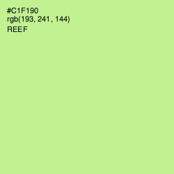 #C1F190 - Reef Color Image