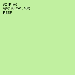 #C1F1A0 - Reef Color Image