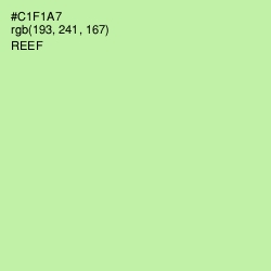 #C1F1A7 - Reef Color Image