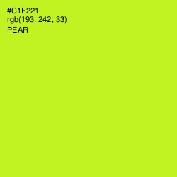 #C1F221 - Pear Color Image