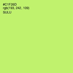#C1F26D - Sulu Color Image