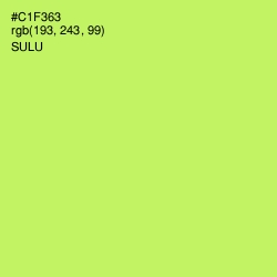 #C1F363 - Sulu Color Image