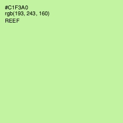#C1F3A0 - Reef Color Image