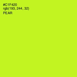 #C1F420 - Pear Color Image