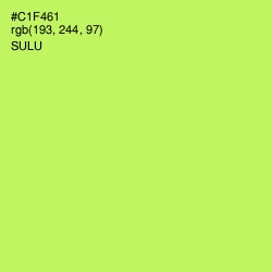 #C1F461 - Sulu Color Image