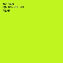 #C1F520 - Pear Color Image