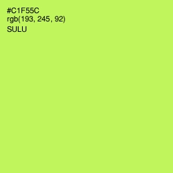 #C1F55C - Sulu Color Image