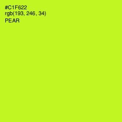 #C1F622 - Pear Color Image