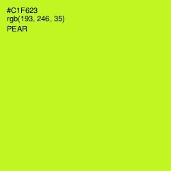 #C1F623 - Pear Color Image