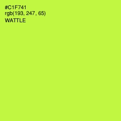 #C1F741 - Wattle Color Image