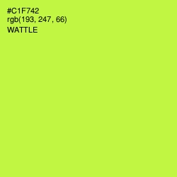 #C1F742 - Wattle Color Image