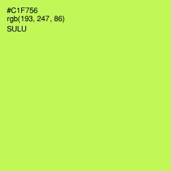#C1F756 - Sulu Color Image