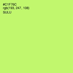 #C1F76C - Sulu Color Image