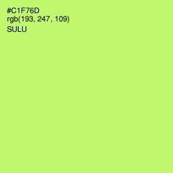 #C1F76D - Sulu Color Image