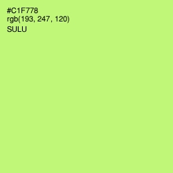 #C1F778 - Sulu Color Image