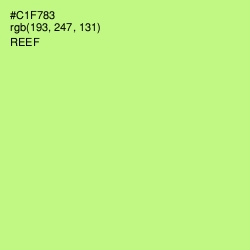 #C1F783 - Reef Color Image