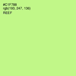 #C1F788 - Reef Color Image