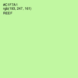 #C1F7A1 - Reef Color Image