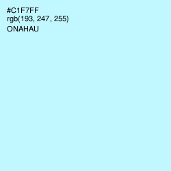 #C1F7FF - Onahau Color Image