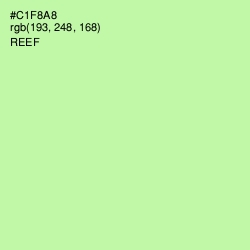 #C1F8A8 - Reef Color Image
