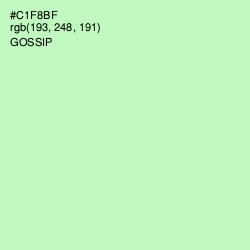 #C1F8BF - Gossip Color Image
