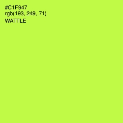 #C1F947 - Wattle Color Image
