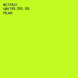 #C1FA21 - Pear Color Image