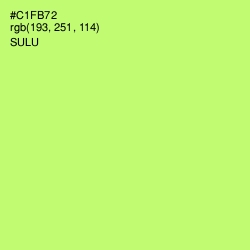 #C1FB72 - Sulu Color Image