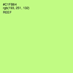 #C1FB84 - Reef Color Image