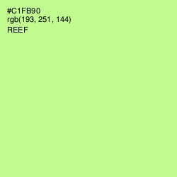 #C1FB90 - Reef Color Image