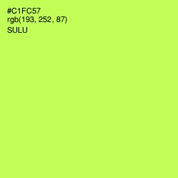 #C1FC57 - Sulu Color Image