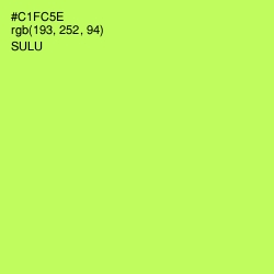 #C1FC5E - Sulu Color Image