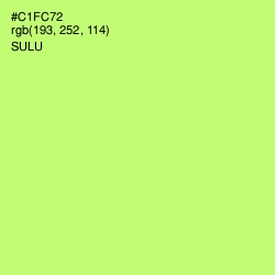 #C1FC72 - Sulu Color Image