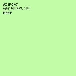 #C1FCA7 - Reef Color Image